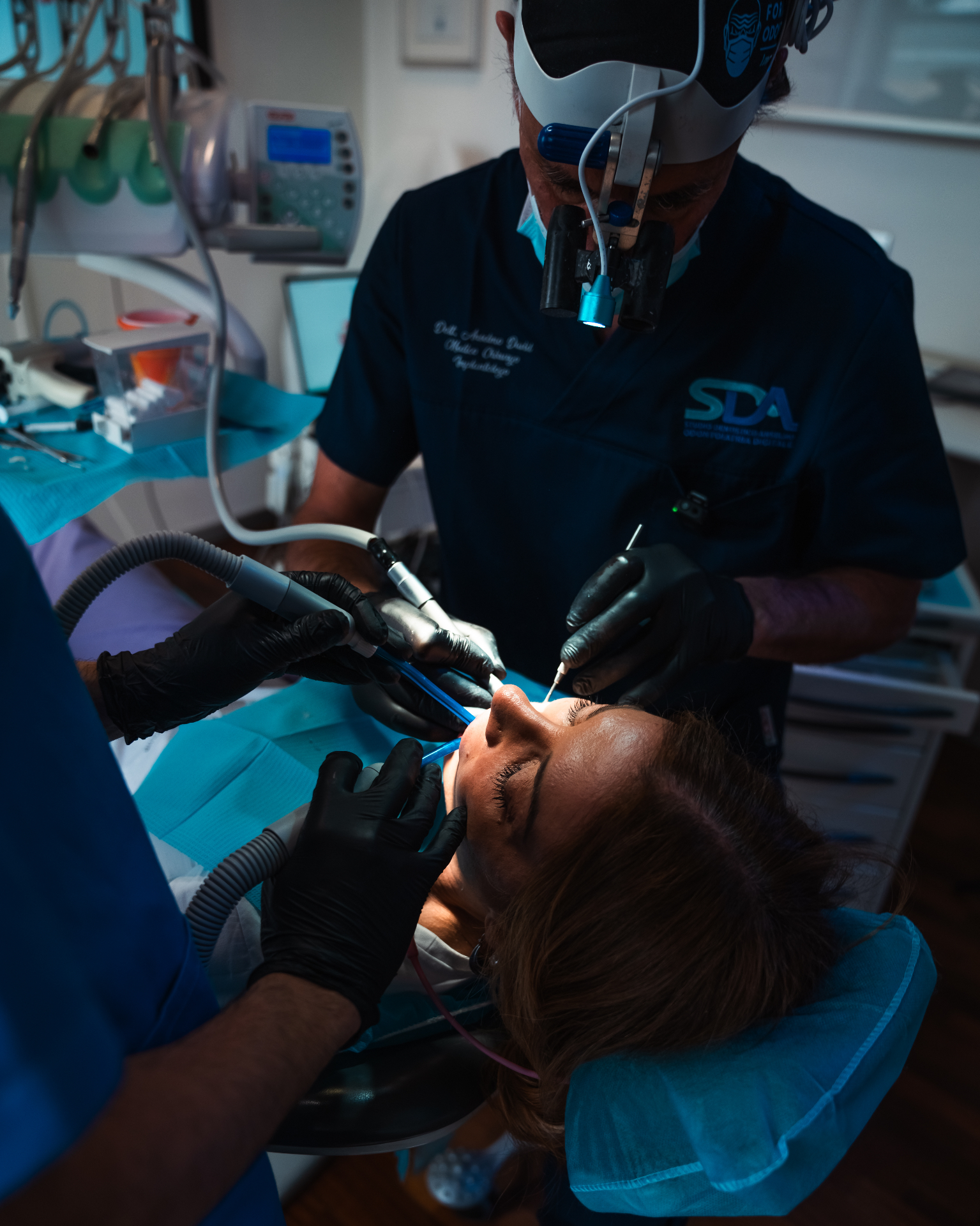Trattamento odontoiatrico nello studio